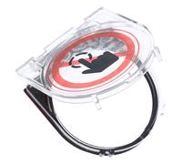 SHINEOFI Cubierta Protectora de Botón Redonda Transparente Adhesivo, Protector de Botón de Encendido para Ordenador, Lavadora y Lavavajillas, Tapa de Interruptor Resistente para Evitar