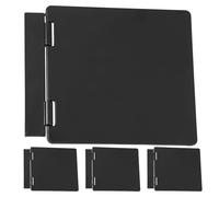 SHINEOFI Cubierta Protectora para Interruptor de Aire Acondicionado Central Plástico Resistente Color Negro 4 Piezas Protección Antipolvo Salpicaduras para Uso Hogares y Oficinas