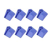 SHINEOFI Cubiertas Antideslizantes en Trabajos de Construcción y Gestión de Almacenes 8 Piezas de Goma Azul Instalación Rápida que Aseguran Estabilidad para Pies de Escalera