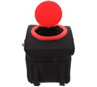 SHINEOFI Cubo de Basura para Coche Plegable con Tapa, Tamaño Pequeño, Material Poliéster Resistente, Bote de Basura Portátil para Interior de Automóvil, Adecuado para Mantener Limpio