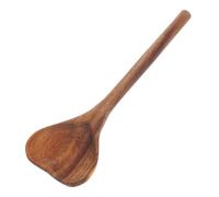 SHINEOFI Cuchara de Madera en Forma de Corazón 18X5 CM Cuchara Sopera Pequeña Reutilizable para Café y Postres Utensilios de Cocina Caseros para Mezclar y Servir