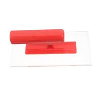 SHINEOFI Cuchillo de pintura texturizado llana de pulido paletas de acabado herramienta de esquina de paneles de yeso llana para márgenes de mampostería Acrílico rojo