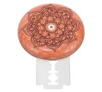 SHINEOFI Cuchillo para Pan Mango de Madera de Palo de Rosa Juego Portátil 5 Cuchillas de Repuesto Cortador de Masa para Panadería y Utensilios de Repostería Adecuado para Hornear y