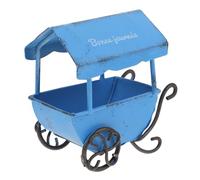 SHINEOFI De Carreta De Hojalata Decorativo Retro Artesanía Adorno De Hojalata Accesorios De Fotografía para Decoración del Hogar