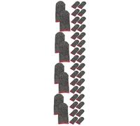 SHINEOFI De Juego Móvil Pantalla Táctil Consejos Protector Cubrir Guantes De Compresion Manga Del Del Juego Mangas De Del Juego Fibra De Plata Negro 10 Piezas X 4