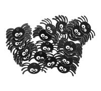 SHINEOFI Decoraciones de Halloween Araña Pequeña 50 Piezas Etiquetas Colgantes de Araña para Una Adorable Decoración de Festival