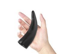 SHINEOFI Diadema de Cuernos de Toro Falsos de Plástico Negro para Halloween, Resistente y No se Desvanece, Accesorio Único para Fiesta y Disfraz