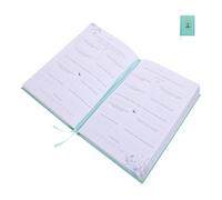 SHINEOFI Diario de Autocuidado, Cuaderno de Bienestar y Diario de Gratitud A5, Tapa Dura Pu y Papel, Verde Claro, para Mujeres, Trabajo y Viaje