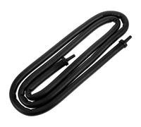 SHINEOFI Difusor de Burbujas para Acuario, Tubo de Aire Negro de Goma | Doble Cabezal, Manguera Flexible, Uso Doméstico Oficina, Accesorio para Pecera