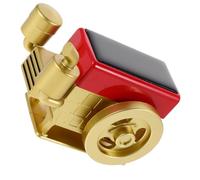 SHINEOFI Difusor Solar de Aroma para Coche Diseño Tractor Retro Difusor de Aceite Esencial Portátil para Vehículo Ambientador Automático sin Pilas Accesorio Decorativo Color Oro