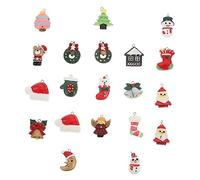 SHINEOFI Dijes Navideños De Resina Para Pulseras y Aretes Joyería Decorativa Para Todos Los Días