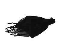 SHINEOFI Disfraz de Halloween Capa Capucha Parca Negra para Adulto, Traje de Muerte Medieval de Tela, Cómodo y Duradero para Cosplay y Actividades de Escape Room