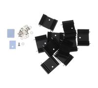 SHINEOFI Disipador de Aluminio Radiador de Calor con Kit de Aislamiento para Refrigeración Electrónica y Regulador de Voltaje Color Aleatorio