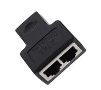 SHINEOFI Divisor De Adaptador Ethernet Conector para Duplicador Ethernet Repartidor para Uso Hogar u Oficina