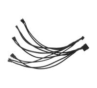 SHINEOFI Divisor De Cable De Ventilador para PC Adaptador De Refrigeración con Salidas Cable De Extensión para Ventiladores De Ordenador Splitter De Ventilador