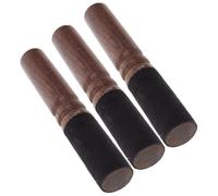 SHINEOFI empujador de cuencos cantores de madera 3PCS con mango ergonómico para terapia de sonido y relajación budista en yoga