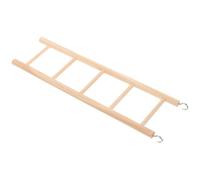 SHINEOFI Escalera de Madera para Pájaros Pequeños y Loros, Juguete de Escalada para Periquitos, Agapornis y Otros Pájaros, Fácil de Instalar, 24x7 cm, Accesorio para Jaula y Entretenimiento