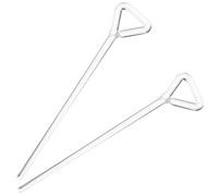 SHINEOFI Esparcidor de Vidrio en Forma de L para Laboratorio Varilla Triangular 2 Piezas Herramienta de Experimentación Científica para Esparcidores Celulares en Laboratorios