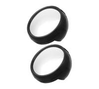 SHINEOFI Espejo Retrovisor De Computadora 2 Piezas Tamaño Compacto Aumento De Visión Materiales Pc y Acrílico para Monitor De Oficina Uso Escritorio y Cubículo