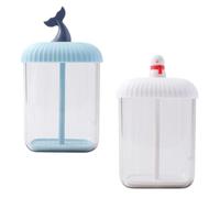 SHINEOFI Espuma para Lavado Facial 2 Piezas Funcionamiento Simple y Material Pp, Burbujeador Práctico para Cuidado Cutáneo en Casa y Viaje