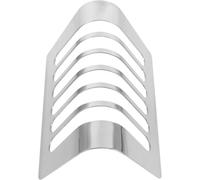 SHINEOFI Estante para Pan de Acero Inoxidable 6 Láminas Rejilla para Tostadas Reutilizable Soporte para Pan de Mesa Accesorio de Cocina Adecuado para Exhibición y Almacenamiento en