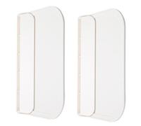 SHINEOFI Estantes Plegables Adhesivos para Baño y Cocina Estante de Pared Pequeño sin Taladro 2 Piezas para Almacenamiento de Toallas Jabón y Objetos Personales