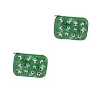 SHINEOFI Estuche De Papelería De 2 Piezas Estuche para Lápices Bolsa para Guardar Brochas De Maquillaje Bolsa con Cremallera Estuche para Brochas De Maquillaje Estuche para Lápices