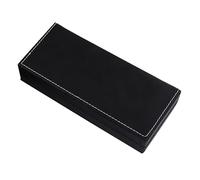 SHINEOFI Estuche Multifunción para Bolígrafos De Cuero Sintético Negro Compacta para Bolígrafos Profesionales Uso Diario Oficina Negocios Obsequio Especial