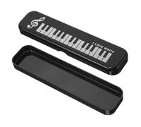 SHINEOFI Estuche para Lápices Teclado De Piano y Portátil De Plástico para Guardar Brochas De Maquillaje Estuche Escolar