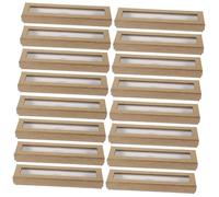 SHINEOFI Estuche Portabolígrafos Y Tierra Caja De Pluma Estilográfica Vacía Estuche De Lápiz Gel Organizador De Bolígrafos Vacío Portavasos Coffee Papel 4 Piezas X 4