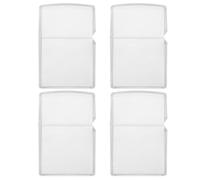 SHINEOFI Estuche Transparente de Plástico para 4 Mecheros de Queroseno Diseño Compacto y Mecanismo de Apertura Preciso para Uso al Aire Libre y Coleccionistas