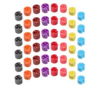 SHINEOFI Etiquetas para Perchas de Ropa Infantil 160 Piezas Anillos de Tallas Codificados de Plástico Colores Vibrantes para Organizar Armarios Tamaño 110-180 Marcadores Resistentes y