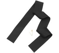 SHINEOFI Faja en Blanco para Despedida de Soltera y Boda, Accesorio Versátil de Tela Negro para Fiesta y Recuerdo Fotográfico, Banda Creativa para Mujer