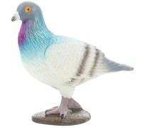 SHINEOFI Figura de Paloma de Plástico Realista, Adorno Decorativo para Jardín y Bonsái, Ligera, Adorno Ornamental con Posiciones y Modelado Encantador