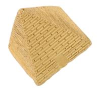 SHINEOFI Figura Decorativa Miniatura Pirámide Egipcia de Resina Dorada Estatua para Decoración de Escritorio y Hogar Adorno Único para Oficina y Colección Temática Histórica