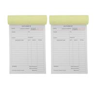 SHINEOFI Formularios de Pedido en Blanco de Dos Partes con Copia sin Papel Carbón para Recibos y Facturas, Papel de Escritura Ligera, Adecuado para Boutiques y Servicios de Campo