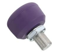 SHINEOFI Freno Delantero para Patines de Cuatro Ruedas, Tope de Puntera Ajustable de Goma y Metal, Vástago 27mm, Rosca 15,5mm, para Quad Skates y Double Row Skates, Pista y Prácticas