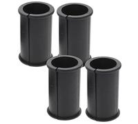 SHINEOFI Funda de Goma para Micrófono de Cámara 4 Piezas Accesorio Antichoque Negro Junta para Micrófono Compatible -Nv1 - para Grabación y Producción de Audio