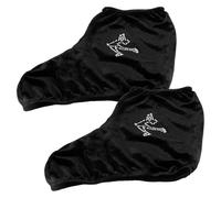 SHINEOFI Funda para Botas de Patinaje de Poliéster Negro, Protectores Resistentes al Desgaste, Elásticos y Cómodos para Uso en Exteriores, 1 Par para Amantes del Patinaje