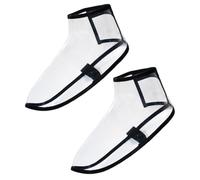 SHINEOFI Fundas para Zapatos de peluquería de PVC, 1 par Reutilizable, fáciles de Poner, Accesorios para Proteger el Calzado de restos de Cabello, Ideales para peluqueros y,