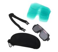 SHINEOFI Gafas de Soldadura Oscurecimiento Automático, Lentes Resistentes a Impactos, 1 Juego Correa y Caja, Protección para Soldadura Mig Tig Mma, Equipo de Seguridad para Soldadores