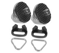SHINEOFI Gancho para Correa de Cámara y Tornillo de Fijación, Kit de Anillos Triangulares 1/4 para Cámaras, Accesorios de Conexión, Uso en Fotografía, Compatible Mayoría de Modelos, Color