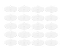 SHINEOFI Ganchos Adhesivos Transparentes para Pared 22 CM 100 Piezas sin Taladro Ganchos para Discos de Techo Soportes Potentes para Carteles Accesorios de Organización para Hogar y