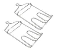 SHINEOFI Ganchos para Carne de Acero Inoxidable 2 Piezas, Resistentes al Desgaste, Prácticos para Colgar Jamón y Tocino, Ideales para Cocina, Barbacoa y Procesamiento de Carne