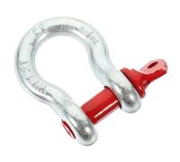 SHINEOFI Grillete de Anclaje Tipo Perno 1/2 Galvanizado 2 Toneladas Grillete de Alta Resistencia Pasador Roscado para Elevación Industrial y Construcción