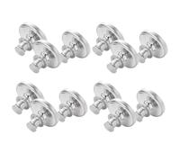 SHINEOFI Hebillas Magnéticas para Cortinas 25 MM Cierre Magnético Desmontable 6 Pares 12 Piezas Soportes para Cortinas sin Taladro Alzapaños Magnéticos para Hogar y Decoración