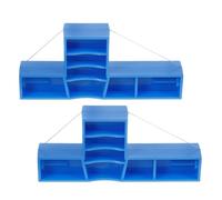 SHINEOFI Herramienta de Corte Angular para Cerámica 2 Piezas, Cortador de Arcilla Grande T, Plástico Ultraligero, para Recorte y Acabado Profesional en Alfarería y Artesanía