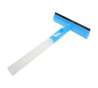 SHINEOFI Herramienta Limpiadora de Ventanas Pulverizador Integrado, Escobilla de Goma y Cepillo, Color Azul, Multiuso para Limpieza de Parabrisas y Cristales de Coche, Práctica para Uso