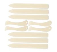 SHINEOFI Herramientas para Plegar Papel y Cuero Carpeta de Plástico con Bruñidor Recto y para Manualidades Encuadernación Scrapbooking y Fabricación de Tarjetas para Oficina y Bricolaje