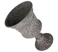 SHINEOFI Jardinera de Urna Vintage de Hierro Grande Jarrón Rústico de Granja para Decoración de Hogar y Jardín Maceta Alta para Interior y Exterior Florero Retro Envejecido para Patio y